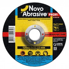 Круг шліфувальний для металу NOVOABRASIVE 125х6,0х22,23 зачисний