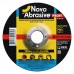 Круг шліфувальний для металу NOVOABRASIVE 230х6,0х22,23 зачисний